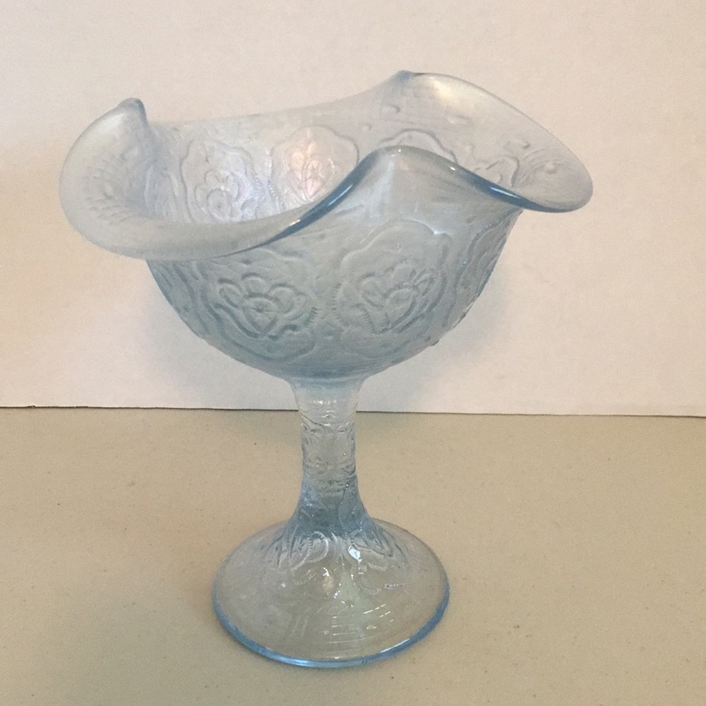 Iridescent Blue Candy Dish